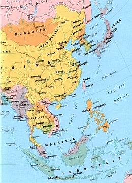 Map of South China Sea