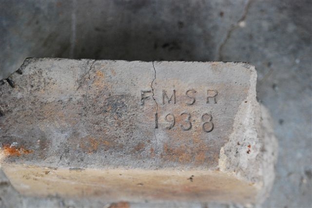 Railway sleeper F.M.S.R. 1938