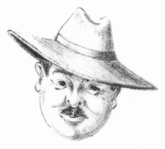 A sketch of Major Hazelton